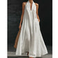 📢📢50% OFF !! ⏰Elegant Summer Casual Halter Maxi Dress