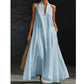 📢📢50% OFF !! ⏰Elegant Summer Casual Halter Maxi Dress
