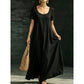 📢📢50% OFF !! ⏰Minimalist Scoop Neck Summer Maxi Dress