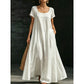 📢📢50% OFF !! ⏰Minimalist Scoop Neck Summer Maxi Dress