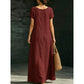 📢📢50% OFF !! ⏰Minimalist Scoop Neck Summer Maxi Dress