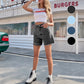 📢📢50% OFF !! ⏰Women's Classic Solid Color High-Waist Shorts