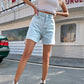 📢📢50% OFF !! ⏰Women's Classic Solid Color High-Waist Shorts