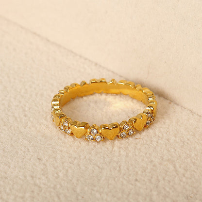 📢📢50% OFF !! ⏰Women's Elegant Heart Eternity Ring