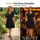 📢📢50% OFF !! ⏰Women’s Elegant Puff Sleeve V-Neck Dress