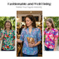 📢📢50% OFF !! ⏰Women's Summer Floral Top with Puff Sleeves
