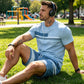 📢📢50% OFF !! ⏰Men's T-Shirt & Shorts 2-Piece Set