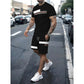 📢📢50% OFF !! ⏰Men's T-Shirt & Shorts 2-Piece Set