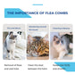 🐾  Buy 1 Get 1 FREE! 🛁 Multifunctional Pet Grooming Comb – Tear Stain & Flea Removal with Fine Stainless Steel Needles ✨