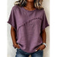 📢📢40% OFF !! ⏰Women’s Summer Top with Raw Edge Paneling