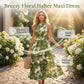 📢📢50% OFF !! ⏰Women's Halter Neck Sleeveless Printed Dress