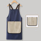 📢📢50% OFF !! ⏰Cross-Back Waterproof Apron with Detachable Hand Towel