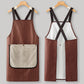 📢📢50% OFF !! ⏰Cross-Back Waterproof Apron with Detachable Hand Towel