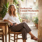 📢📢40% OFF !! ⏰Women's Casual Polka Dot Wide Leg Pants