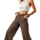 📢📢40% OFF !! ⏰Women's Casual Polka Dot Wide Leg Pants