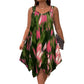 📢📢50% OFF !! ⏰Elegant Gradient Print Sleeveless Dress
