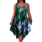 📢📢50% OFF !! ⏰Elegant Gradient Print Sleeveless Dress