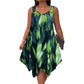 📢📢50% OFF !! ⏰Elegant Gradient Print Sleeveless Dress