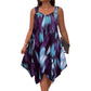 📢📢50% OFF !! ⏰Elegant Gradient Print Sleeveless Dress