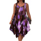 📢📢50% OFF !! ⏰Elegant Gradient Print Sleeveless Dress