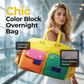 📢📢40% OFF !! ⏰Casual Color Block Overnight Bag