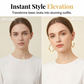 📢📢50% OFF !! ⏰Women’s Minimalist Textured Hoop Earrings Statement Round Jewelry