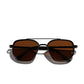 📢📢50% OFF !! ⏰Geometric Frame Double Beam Polarized Sunglasses