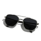 📢📢50% OFF !! ⏰Geometric Frame Double Beam Polarized Sunglasses