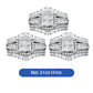 📢📢50% OFF !! ⏰Women's Princess Cut Cubic Zirconia Filled Ring