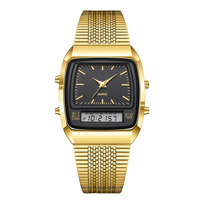 📢📢50% OFF !! ⏰Retro Style Square Face Multifunction Watch