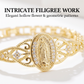📢📢50% OFF !! ⏰Elegant Hollow Flower Virgin Mary Bracelet