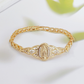 📢📢50% OFF !! ⏰Elegant Hollow Flower Virgin Mary Bracelet