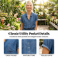 📢📢40% OFF !! ⏰Women's Casual Denim Shirt Dress with Drawstring Waist