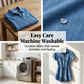 📢📢40% OFF !! ⏰Women's Casual Denim Shirt Dress with Drawstring Waist