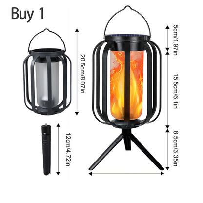 📢📢50% OFF !! ⏰Solar Flickering Flame Lantern