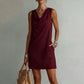 📢📢50% OFF !! ⏰Elegant Slim Fit Cowl Neck Dress