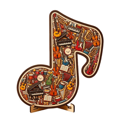 📢📢50% OFF !! ⏰Wooden Musical Note Jigsaw Puzzle