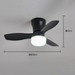 📢📢40% OFF !! ⏰Remote-Controlled LED Ceiling Fan Light