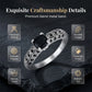 📢📢50% OFF !! ⏰Women's Vintage Black Zircon Ring