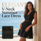 📢📢50% OFF !! ⏰Elegant Lace V-Neck Summer Dress