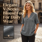 📢📢50% OFF !! ⏰Women's Casual Loose Fit V-Neck Blouse