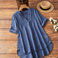📢📢50% OFF !! ⏰Women's Casual Loose Fit V-Neck Blouse