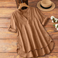 📢📢50% OFF !! ⏰Women's Casual Loose Fit V-Neck Blouse