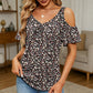 📢📢50% OFF !! ⏰Women's Printed Cold Shoulder V-Neck Top