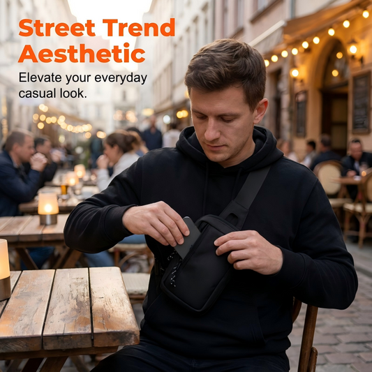 📢📢50% OFF !! ⏰Urban Commuter Sling Bag for Men – Minimalist, Water-Resistant, Lightweight ✨