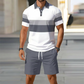 📢📢40% OFF !! ⏰Men's Two-Piece Shirt and Shorts Set