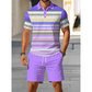 📢📢40% OFF !! ⏰Men's Two-Piece Shirt and Shorts Set