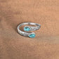 📢📢50% OFF !! ⏰Vintage Adjustable Open Ring with Teardrop Glowing Zircon