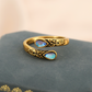📢📢50% OFF !! ⏰Vintage Adjustable Open Ring with Teardrop Glowing Zircon