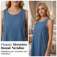 📢📢40% OFF !! ⏰Women's Sleeveless Maxi Denim Dress with Pockets